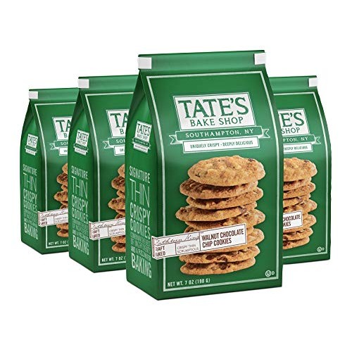 Tates Bake Shop Thin &Amp; Crispy Cookies, Walnut Chocolate Chip, 7