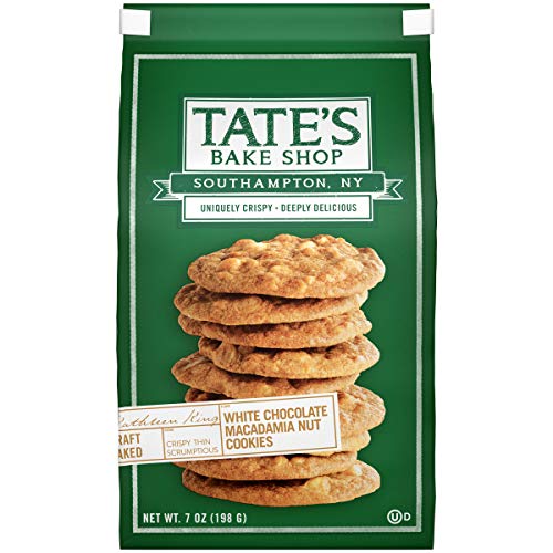 Tates Bake Shop Thin &Amp; Crispy Cookies, White Chocolate Macadami