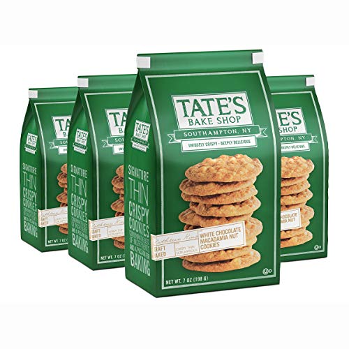 Tates Bake Shop Thin &Amp; Crispy Cookies, White Chocolate Macadami