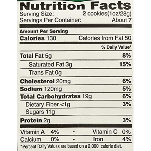 Tates Cookies Oatmeal Raisin, 7 Oz