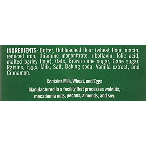 Tates Cookies Oatmeal Raisin, 7 Oz