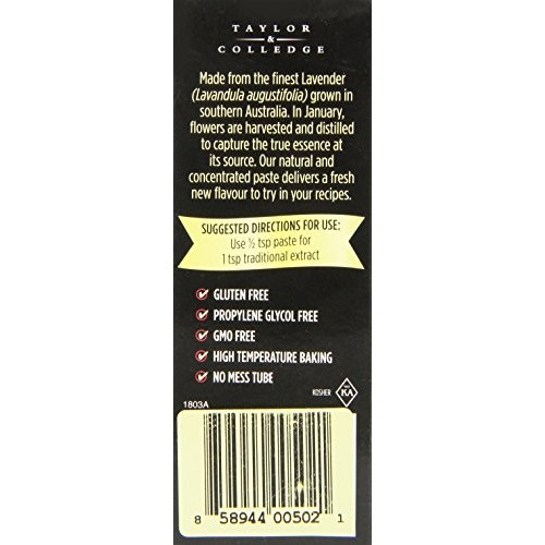 Taylor &Amp; Colledge Extract Paste, Lavender, 1.4 Ounce