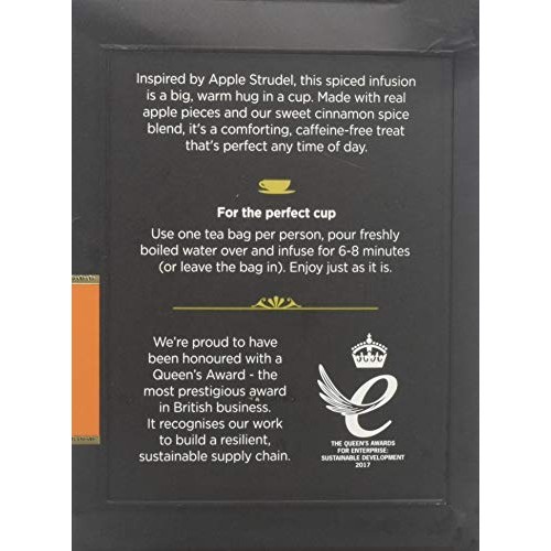 Taylors Of Harrogate Apple &Amp; Cinnamon Herbal Tea, 20 Count Pack