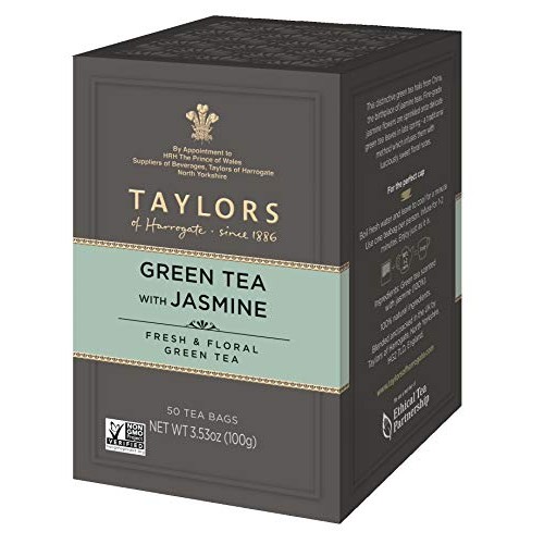 Taylors of Harrogate Green Tea with Jasmine, 50 Teabags Taylors of Harrogate Green Tea with Jasmine, 50 Teabags