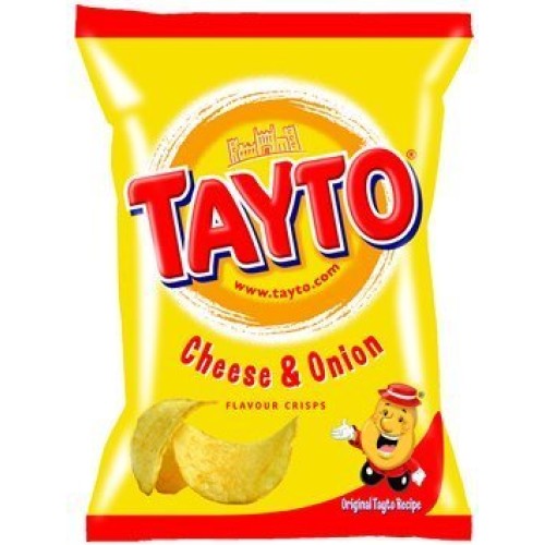Tayto Cheese &Amp; Onion Chips 25G X 6 Pack
