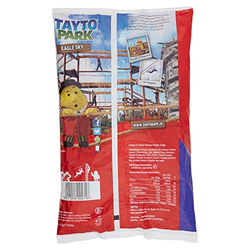 Tayto Cheese &Amp; Onion Chips 25G X 6 Pack By Tayto