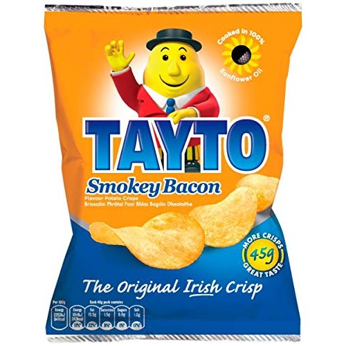 Tayto Variety Pack 10X Cheese &Amp; Onion 10X Salt &Amp; Vinegar 10X Smo