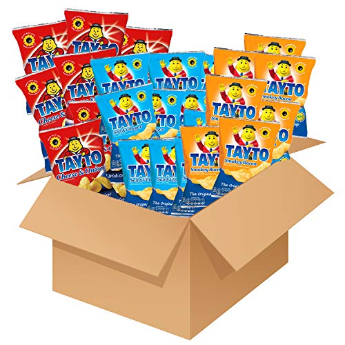 Tayto Variety Pack 10X Cheese &Amp; Onion 10X Salt &Amp; Vinegar 10X Smo