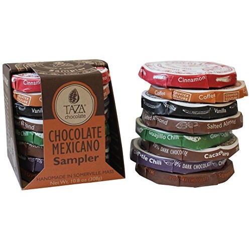 Taza Chocolate Organic Mexicano Disc Stone Ground, Variety Pack,