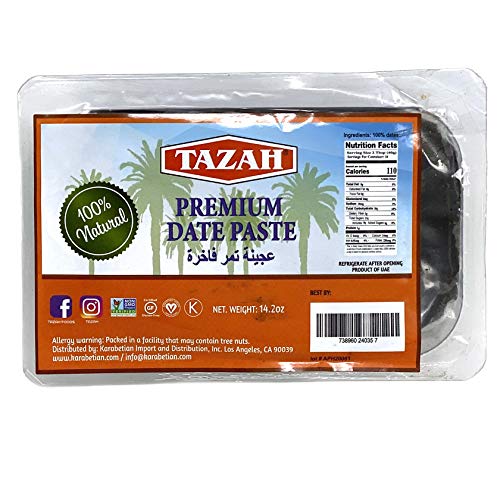 Premium Date Paste 100% All Natural No Added Sugar 14.2 Oz ~ 402G