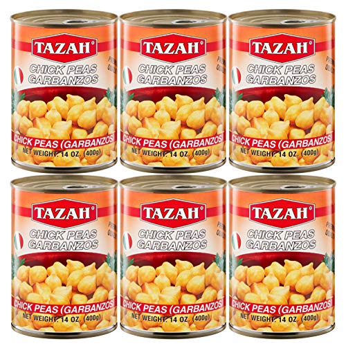 Premium Garbanzo Beans Chick Peas 14 Oz - Pack Of 6