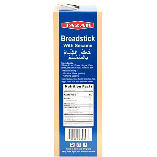 Tazah Bread Sticks With Sesame 16 Oz