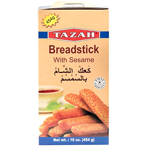 Tazah Bread Sticks With Sesame 16 Oz