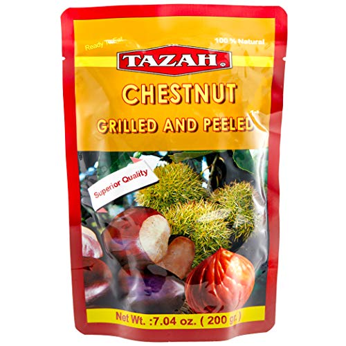 Tazah Grilled And Peeled Chestnut 7.04 Ounce 200 Grams