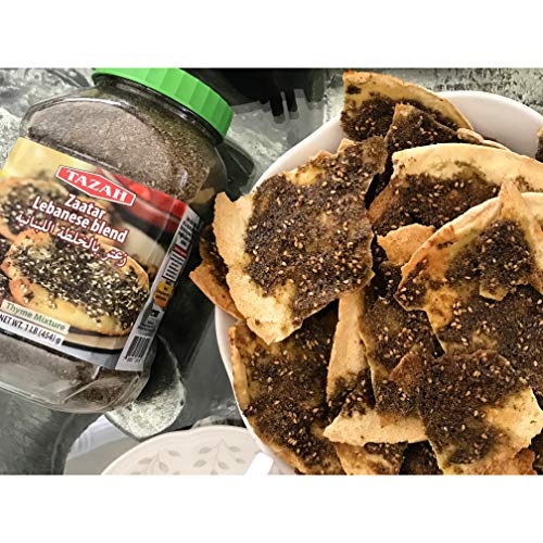 Tazah Lebanese Zaatar Thyme Mixture 16 Ounce Jar