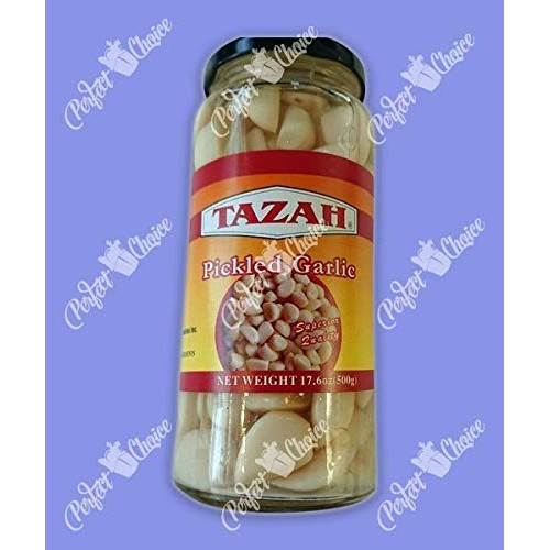 Tazah Pickled Garlic 17.6 Oz / 500 2 Pack