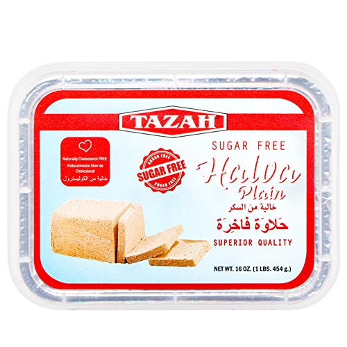 Tazah Premium Halva Sugar Free 16 Ounce