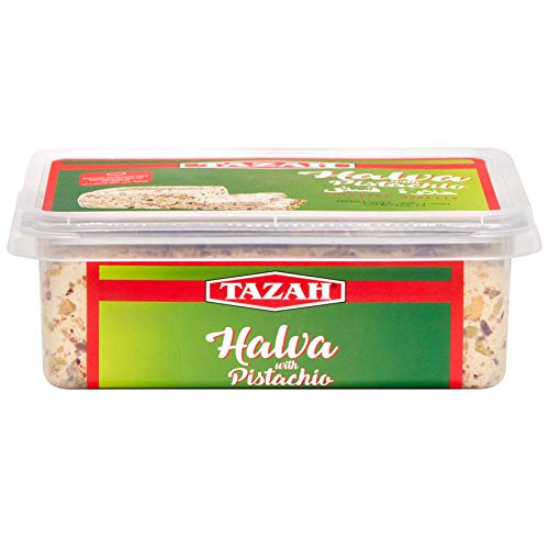 Tazah Premium Halva With Pistachio 32 Ounce