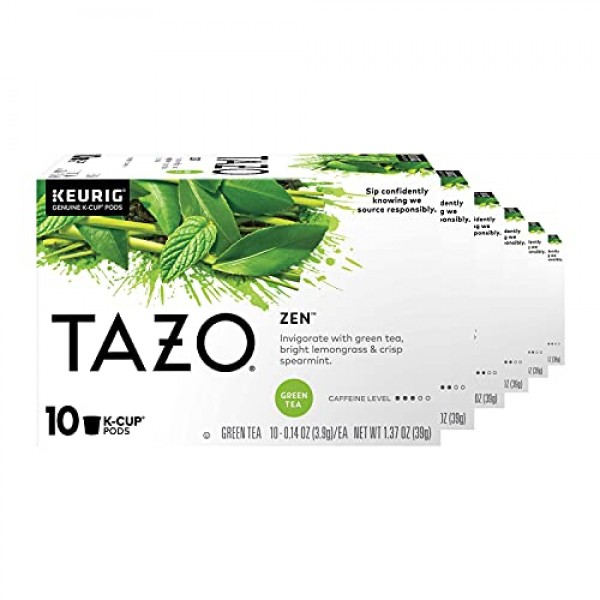 Tazo K-Cup Pods For An Invigorating Cup Of Green Tea Zen Tea Hel