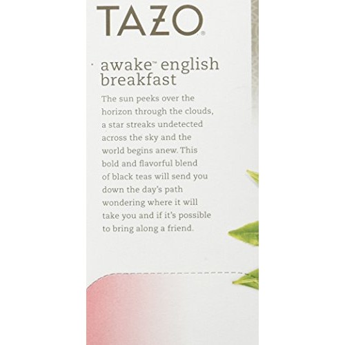 Tazo Awake English Breakfast Black Tea - 20 Tea Bags Pack Of 3
