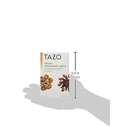 Tazo Herbal Spiced Tea Bundle: 1 Organic Baked Cinnamon Apple, 1