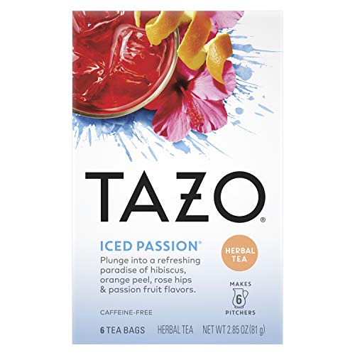Tazo Herbal Tea Iced Tea Bags For A Refreshing Cold Beverage Ice