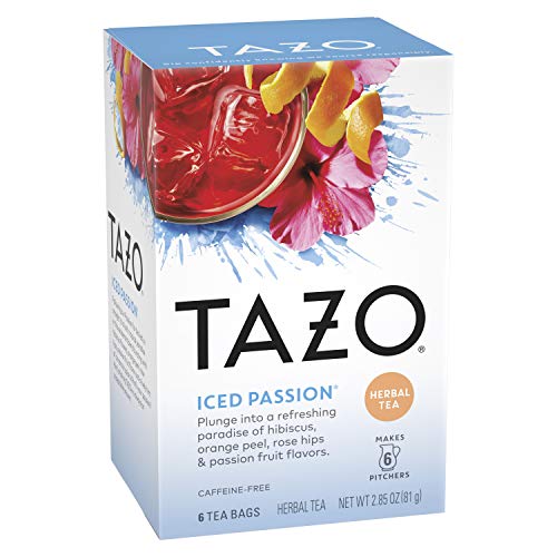 Tazo Herbal Tea Iced Tea Bags For A Refreshing Cold Beverage Ice