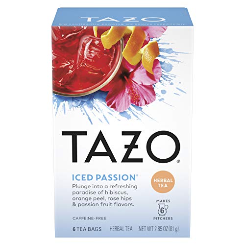 Tazo Herbal Tea Iced Tea Bags For A Refreshing Cold Beverage Ice