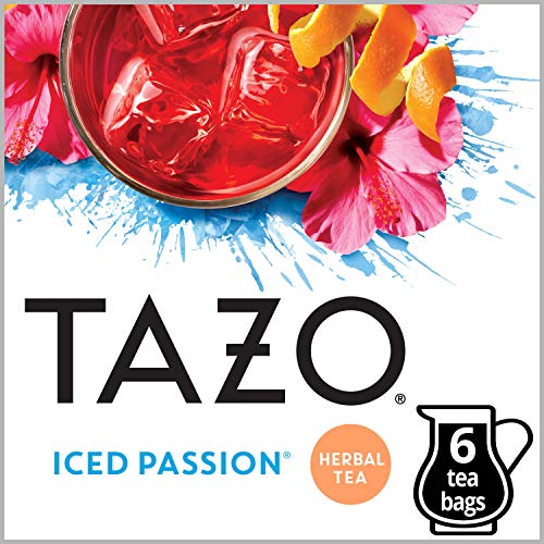 Tazo Herbal Tea Iced Tea Bags For A Refreshing Cold Beverage Ice