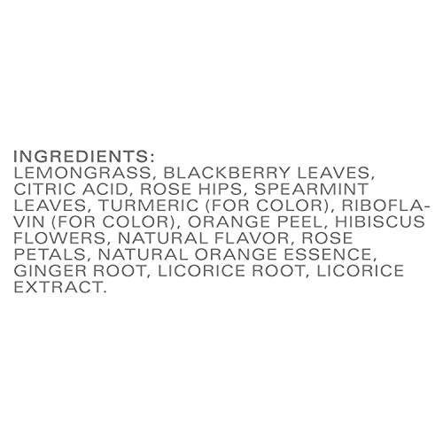 Tazo Herbal Tea Tea Bags For A Citrus Beverage Wild Sweet Orange