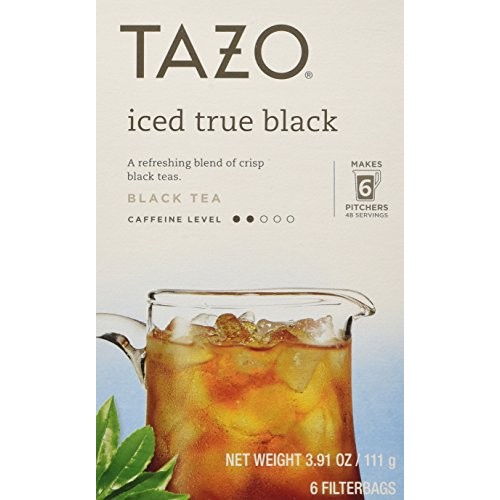 Tazo Iced True Black Filtered Tea - 6 Bags Per Box Pack Of 4 3