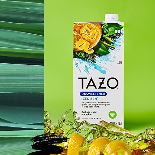 Tazo Unsweetened Iced Green Tea Concentrate For a Refreshing Ice...