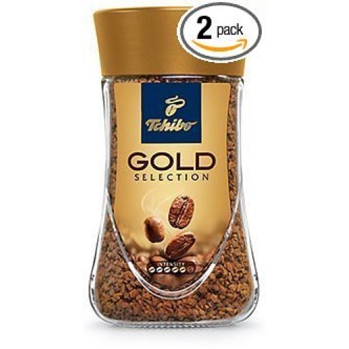 2 Jars Of Tchibo Gold Selection Instant Coffee 7Oz/200G