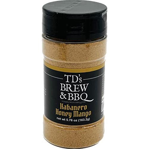 TDs Brew & BBQ HABANERO HONEY MANGO Rub & Seasoning/tds brew an...