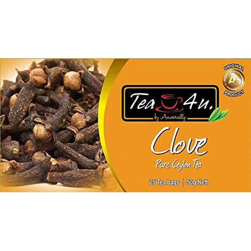 Tea4U Clove Black Tea Bags - Original Ceylon Tea