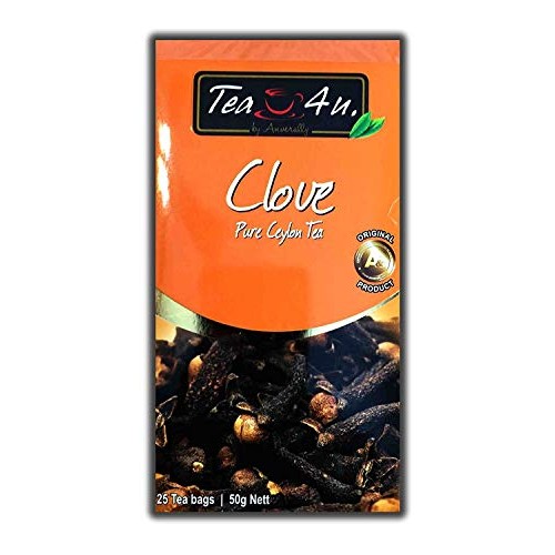Tea4U Clove Black Tea Bags - Original Ceylon Tea