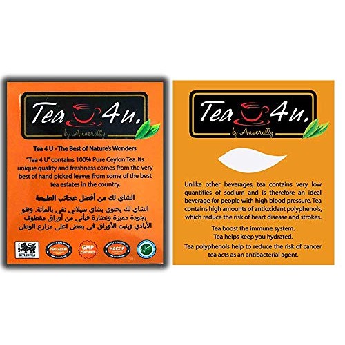 Tea4U Clove Black Tea Bags - Original Ceylon Tea
