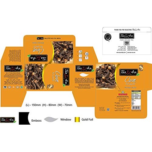 Tea4U Clove Black Tea Bags - Original Ceylon Tea