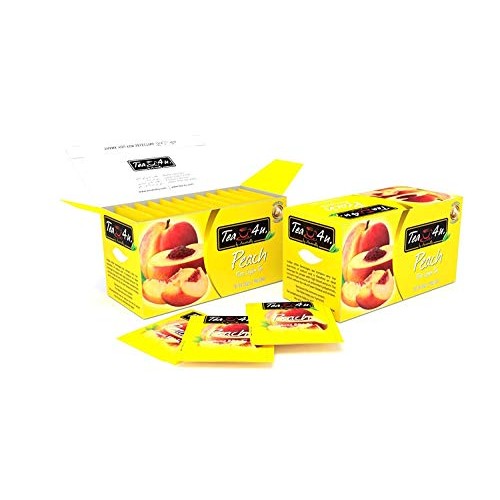 Tea4U Flavored Black TeaBags - Original Ceylon Tea Peach