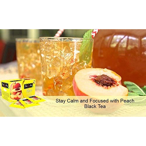 Tea4U Flavored Black TeaBags - Original Ceylon Tea Peach
