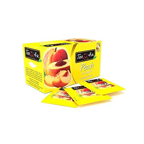 Tea4U Flavored Black TeaBags - Original Ceylon Tea Peach