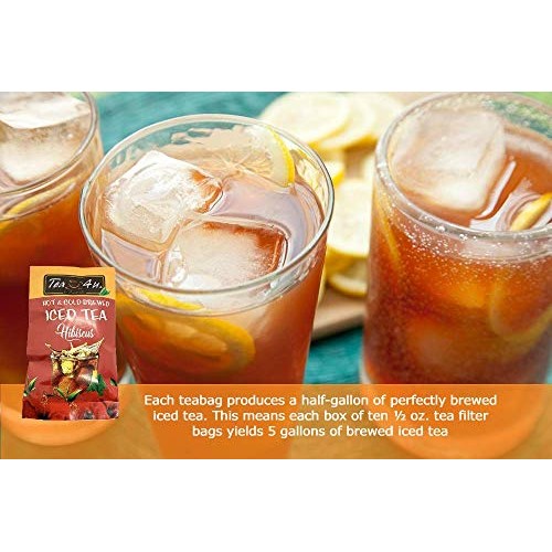 Tea4U Hibiscus Iced Tea Bags - Hot &Amp; Cold Brewed