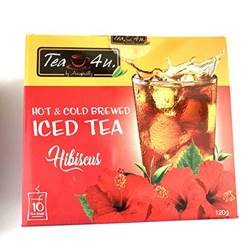 Tea4U Hibiscus Iced Tea Bags - Hot &Amp; Cold Brewed