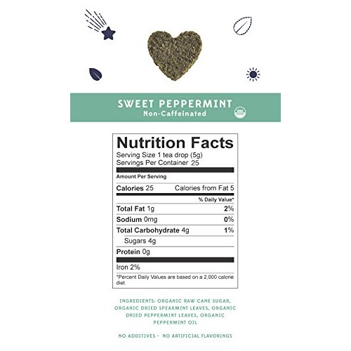 Sweetened Organic Loose Leaf Tea | Instant Sweet Peppermint Tea