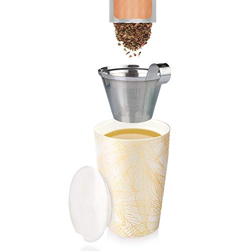 Kati Cup And Tea Set, Single Steeps Loose Leaf Tea Sampler And K