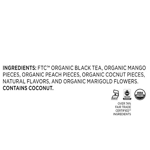 Tea Forte Black Tea, Peach Brulee, Loose Tea Canister