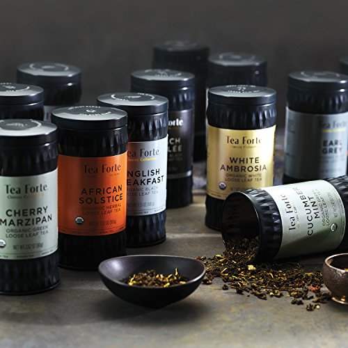 Tea Forte Black Tea, Peach Brulee, Loose Tea Canister
