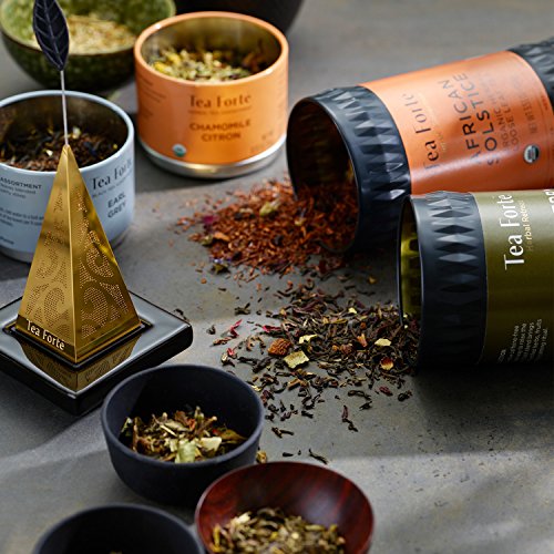 Tea Forte Black Tea, Peach Brulee, Loose Tea Canister