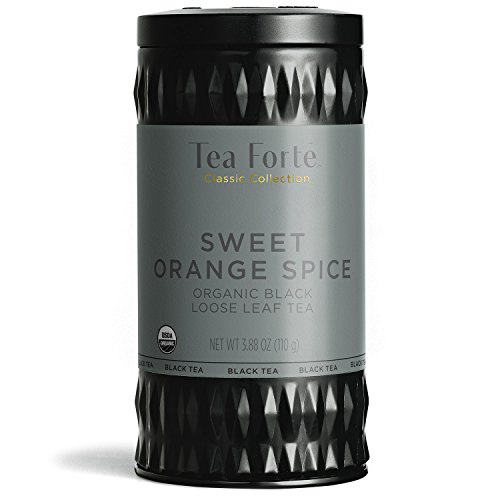 Tea Forte Black Tea, Sweet Orange Spice, Loose Tea Canister