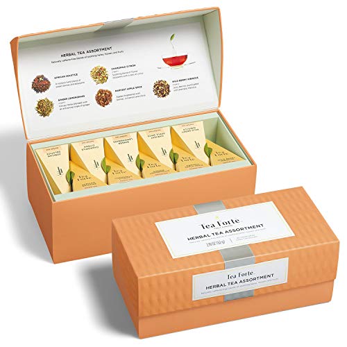 Tea Forte Classic Herbal Tea Presentation Box Tea Sampler Gift S